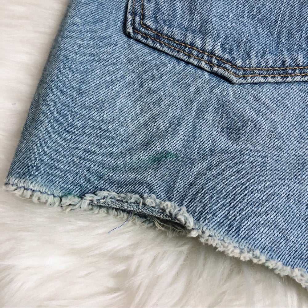 Old Navy Lightly Distressed Blue Jean Shorts