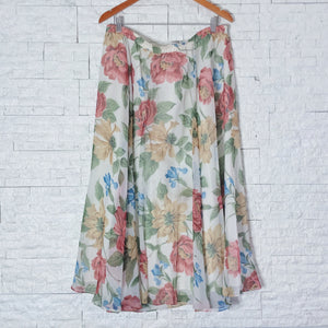 Favorite Bae Floral 3 Quarter Vintage Skirt