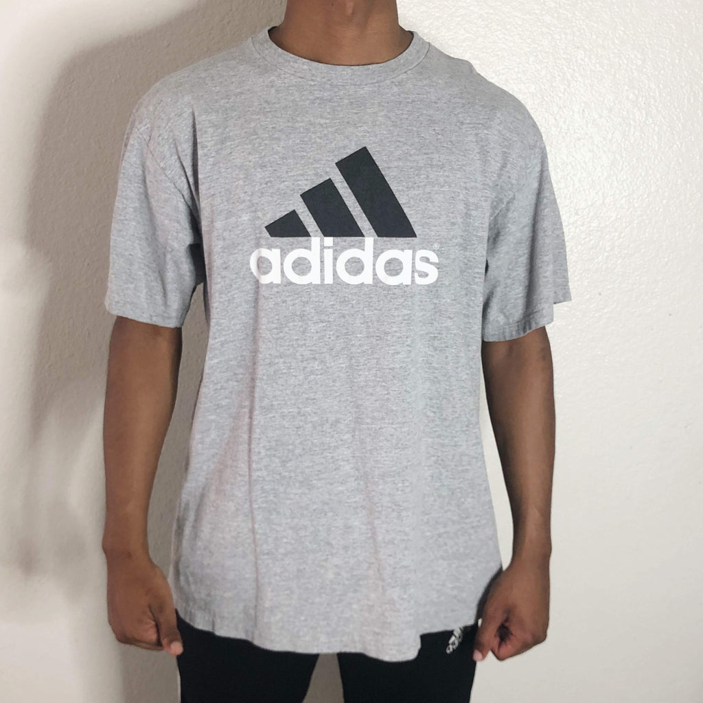 Adidas Graphic Gray Short Sleeve Tee