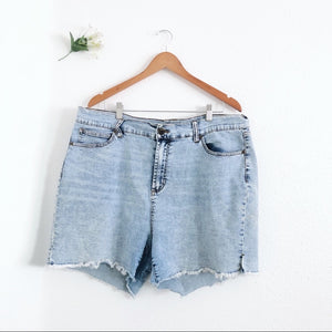 Celebrity Pink High Rise Light Wash Denim Shorts