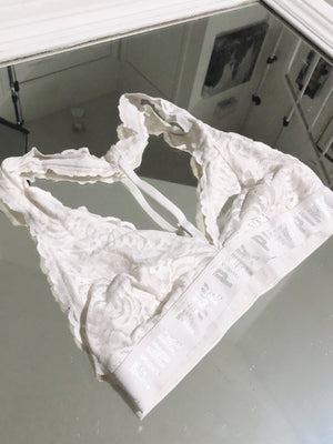 Victoria’s Secret White Halter Bralette