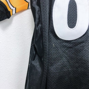 NFL Onfield Reebok Ward 86 Steelers Black and Yellow Football  Jersey