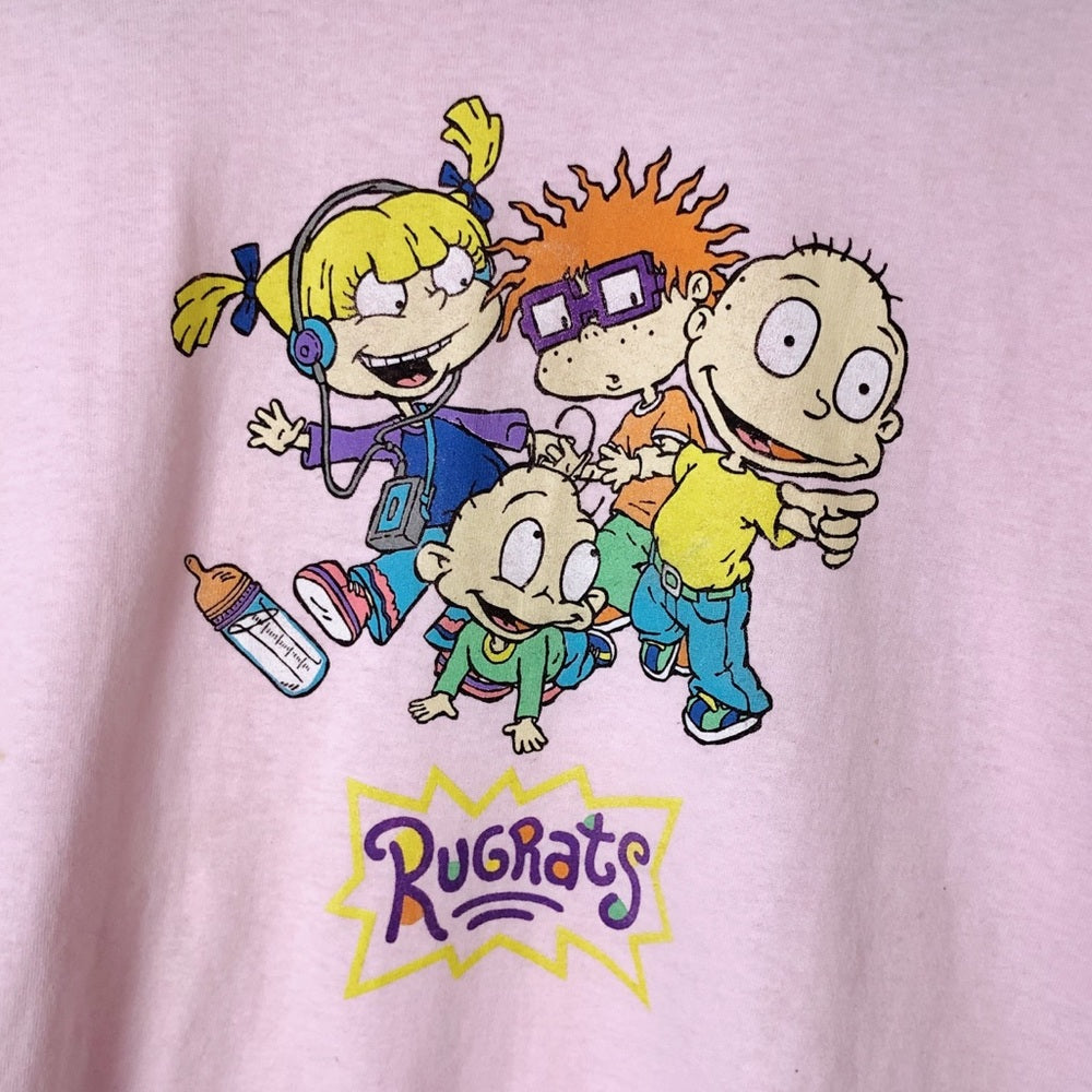 Nickelodeon 90’s Rugrats Pink Graphic Crop Top