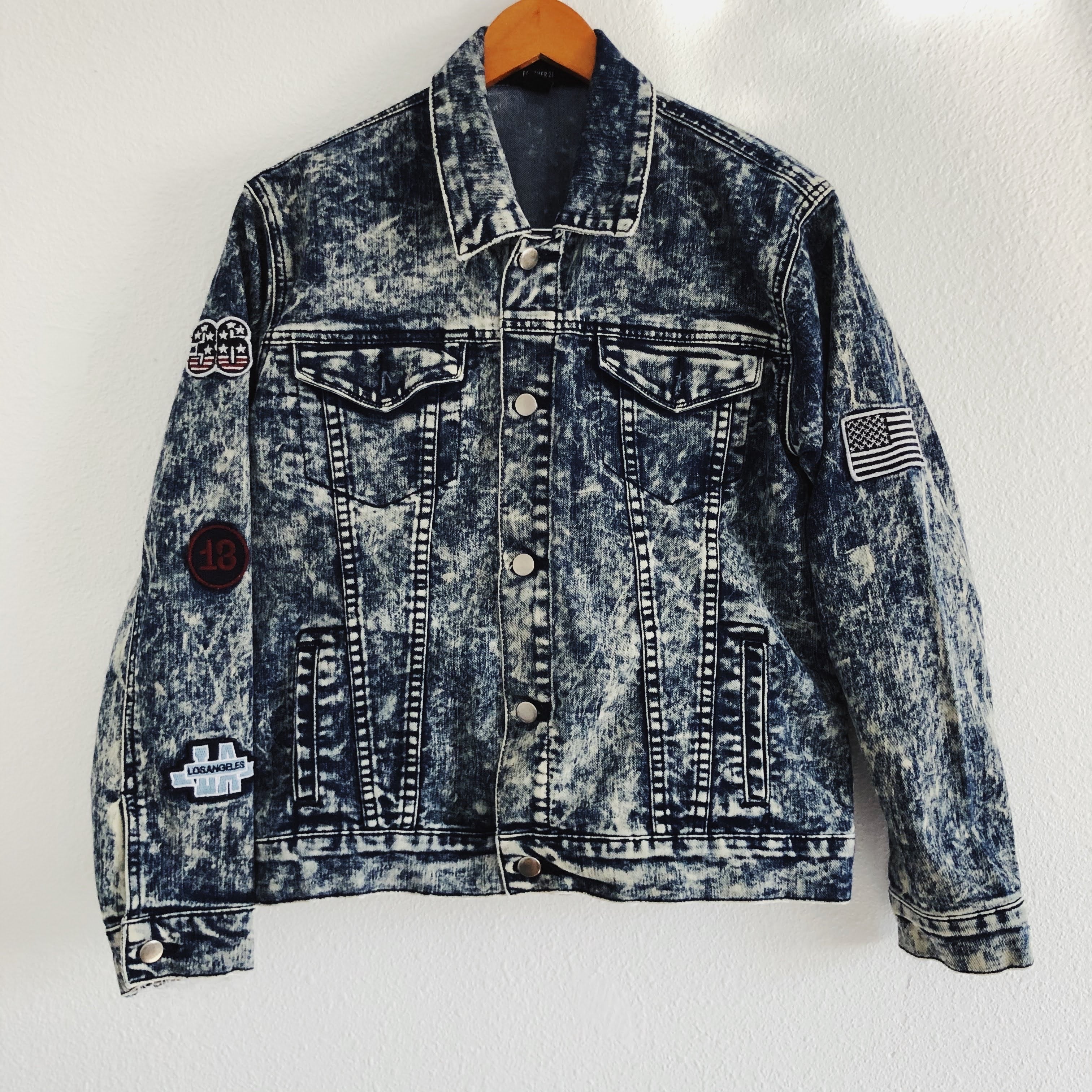 Denim Los Angeles Patchwork Jacket