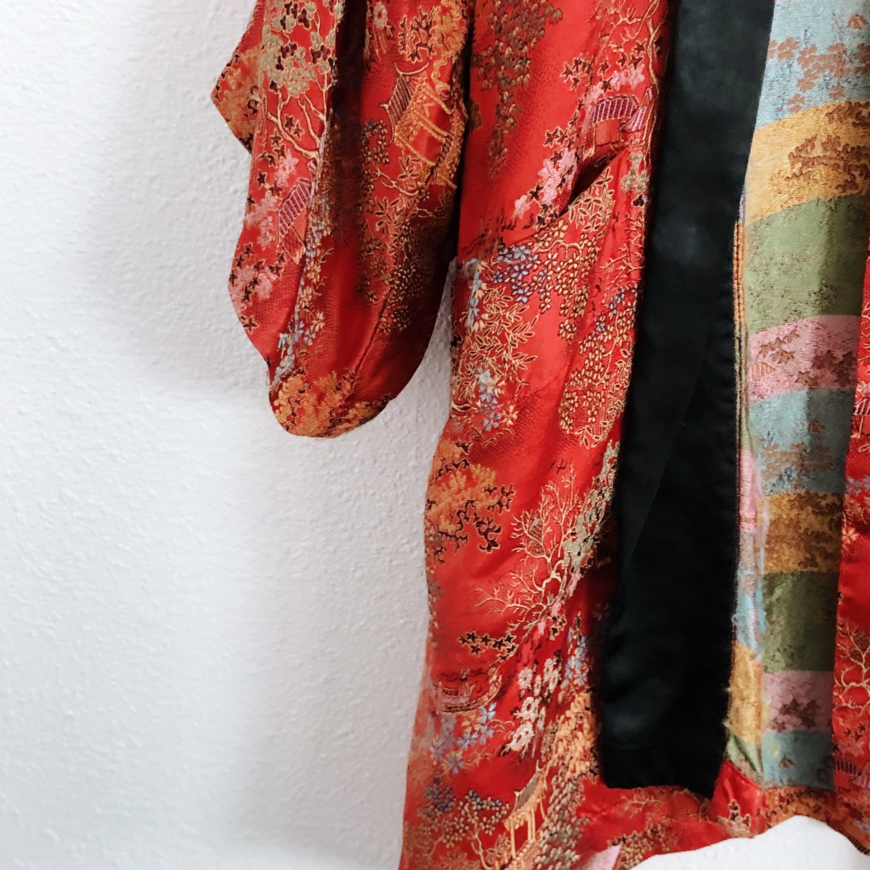 Authentic Red Oriental Kimono Robe