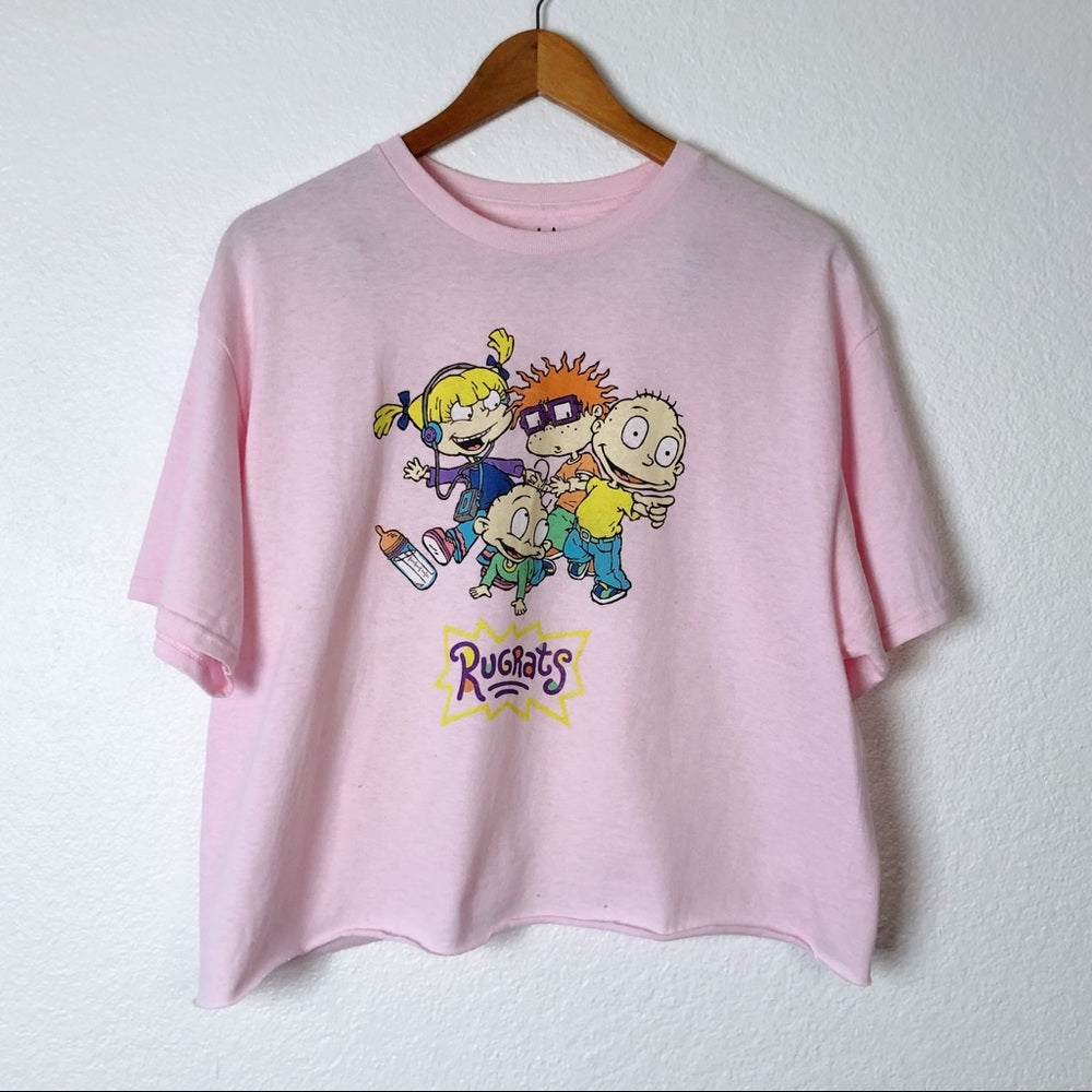 Nickelodeon 90’s Rugrats Pink Graphic Crop Top