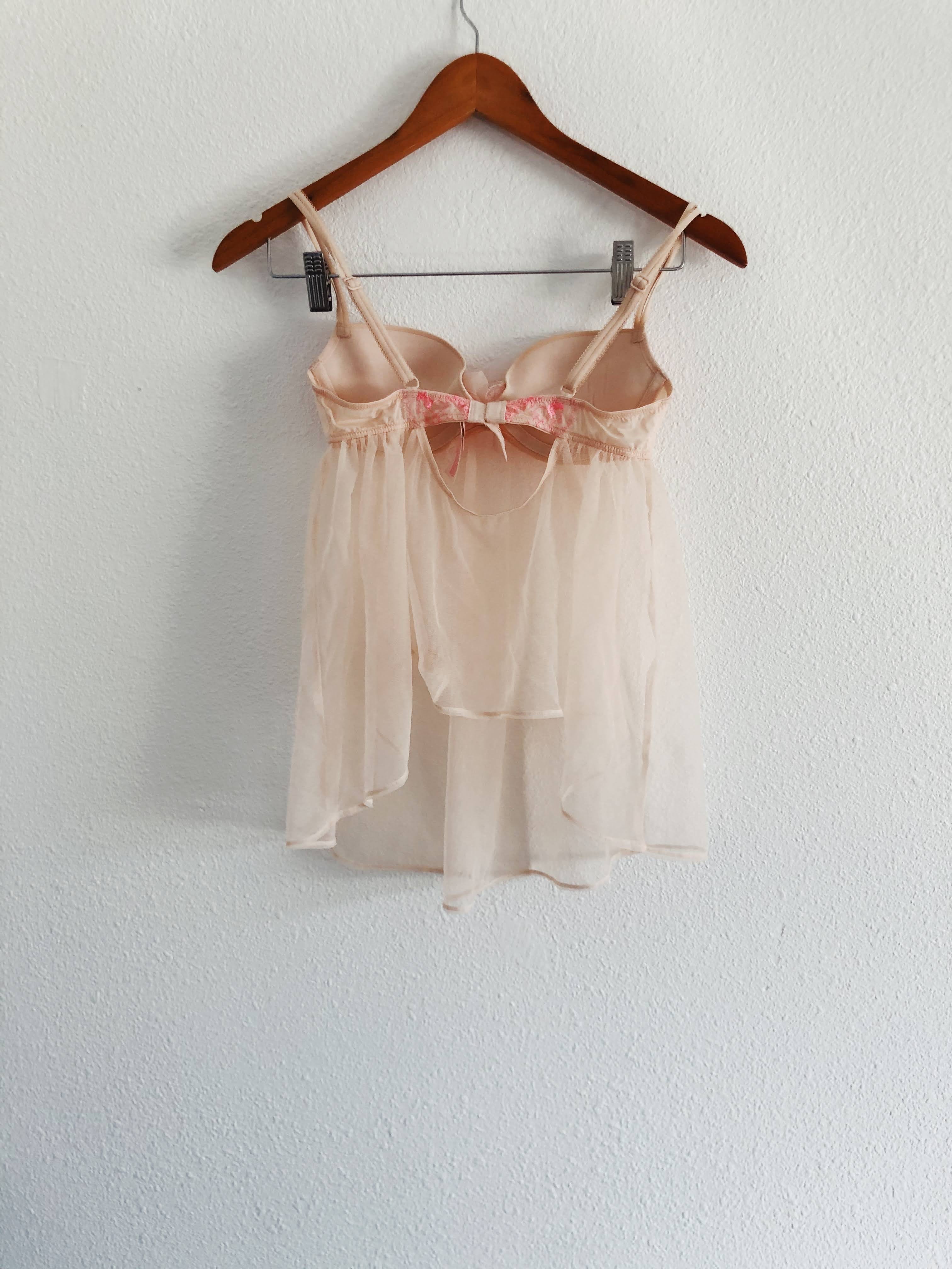 Pink Lace Victoria’s Secret Lingerie Slip