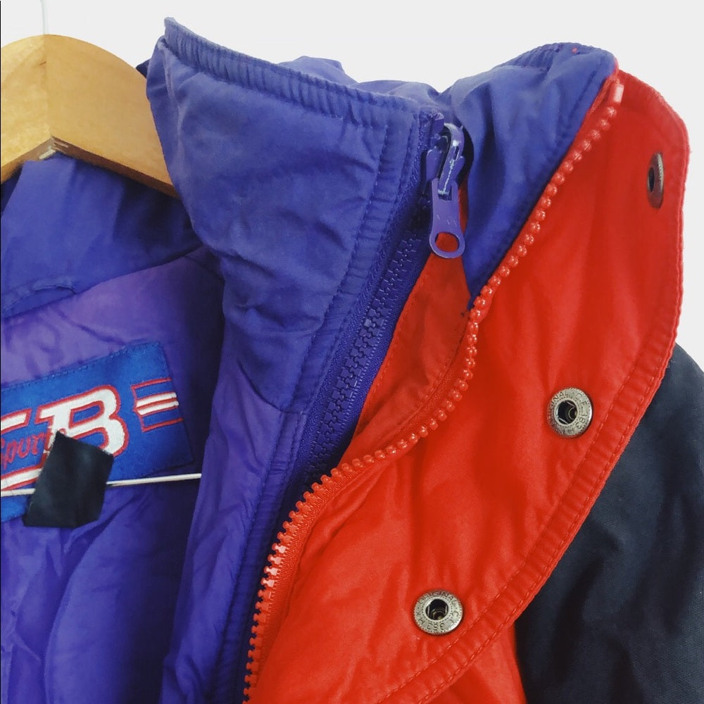 CB Sports Red and Blue Large Puffer Jacket