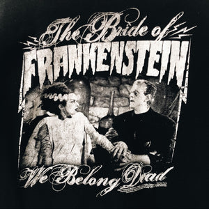 WE BELONG DEAD FRANKENSTEIN BLACK GRAPHIC TEE