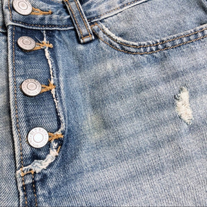 Old Navy Lightly Distressed Blue Jean Shorts