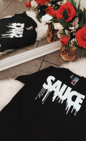 Sauce Avenue Drippin Black T-Shirt