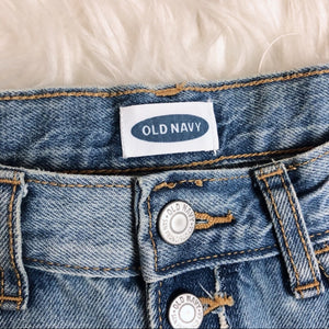 Old Navy Lightly Distressed Blue Jean Shorts