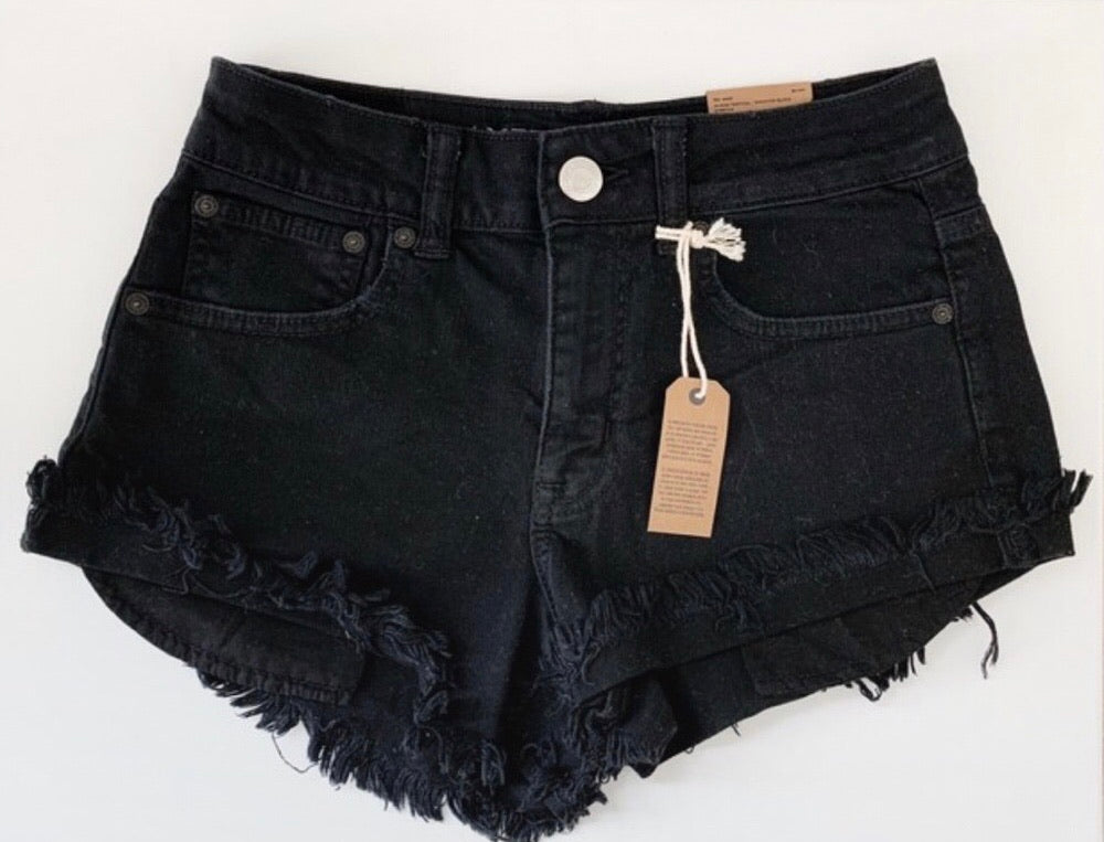 American Eagle Outfitters Black High Rise Shorts