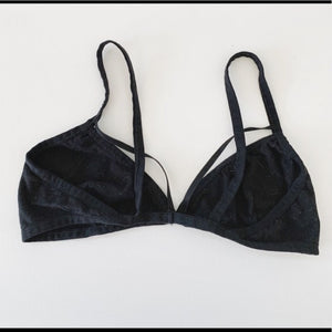 Urban Outfitters Black Strapped Bralette