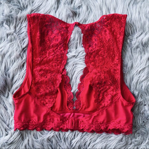 INC Soft Fuscia Lace Bralette