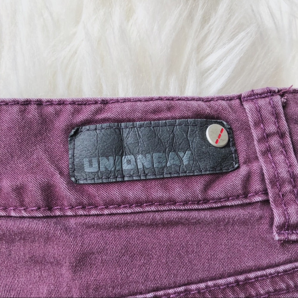 Purple Union Bay Cut Off Bermuda Shorts