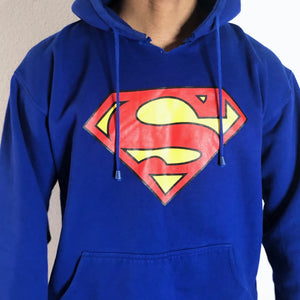 DC Comics Classic Superman Blue Vintage Hoodie