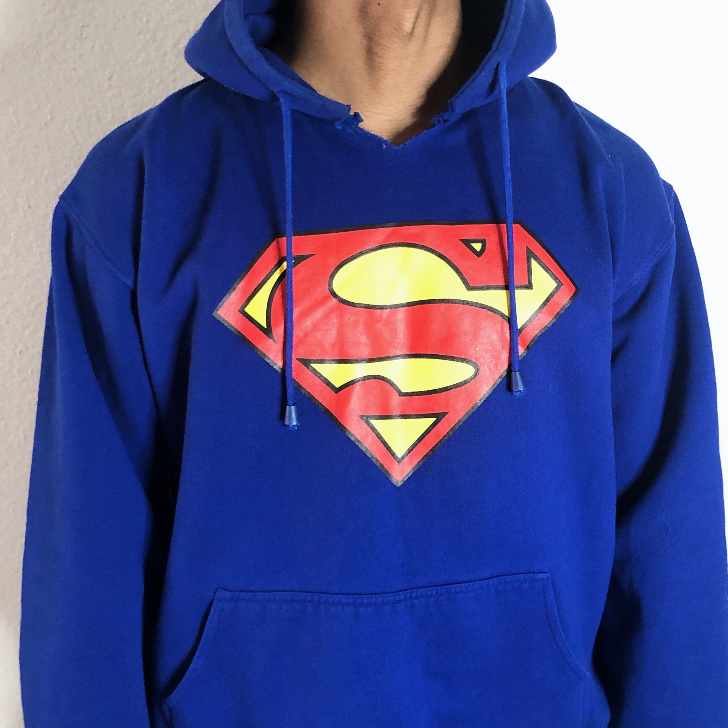 DC Comics Classic Superman Blue Vintage Hoodie