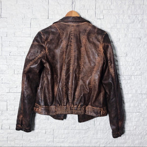 Vintage Brown Kut Leather Jacket