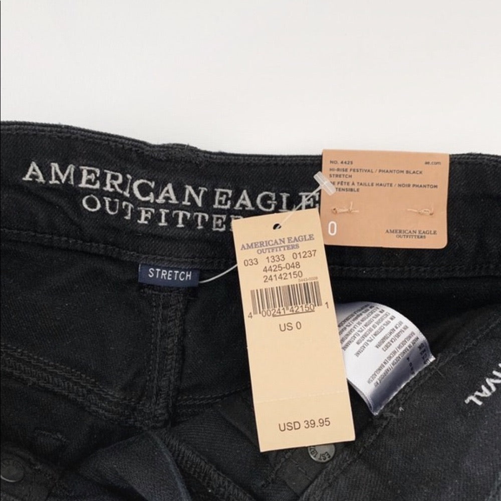 American Eagle Outfitters Black High Rise Shorts