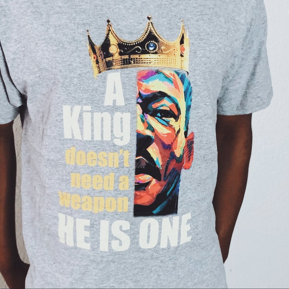 A King Gray Martin Luther King Jr. T-Shirt