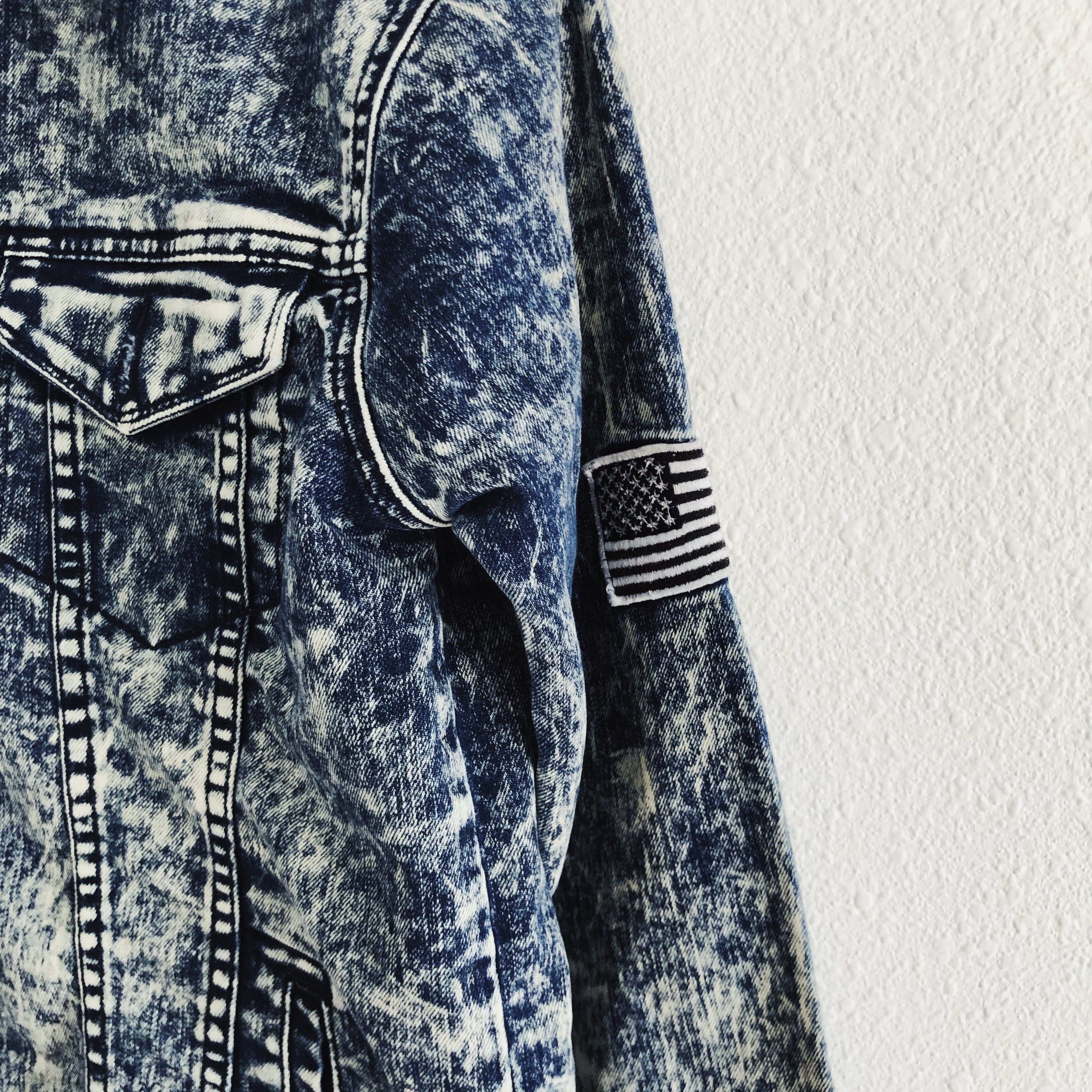 Denim Los Angeles Patchwork Jacket