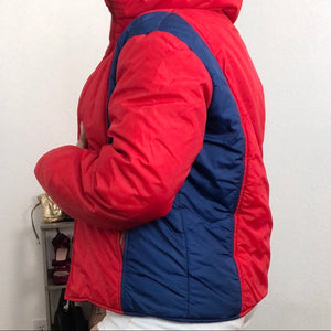 Swing West Red & Blue Puffer Outdoor Jacket