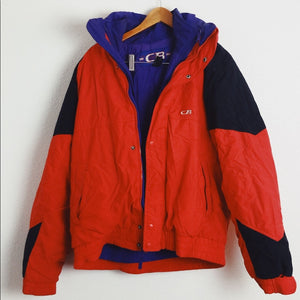 CB Sports Red and Blue Large Puffer Jacket