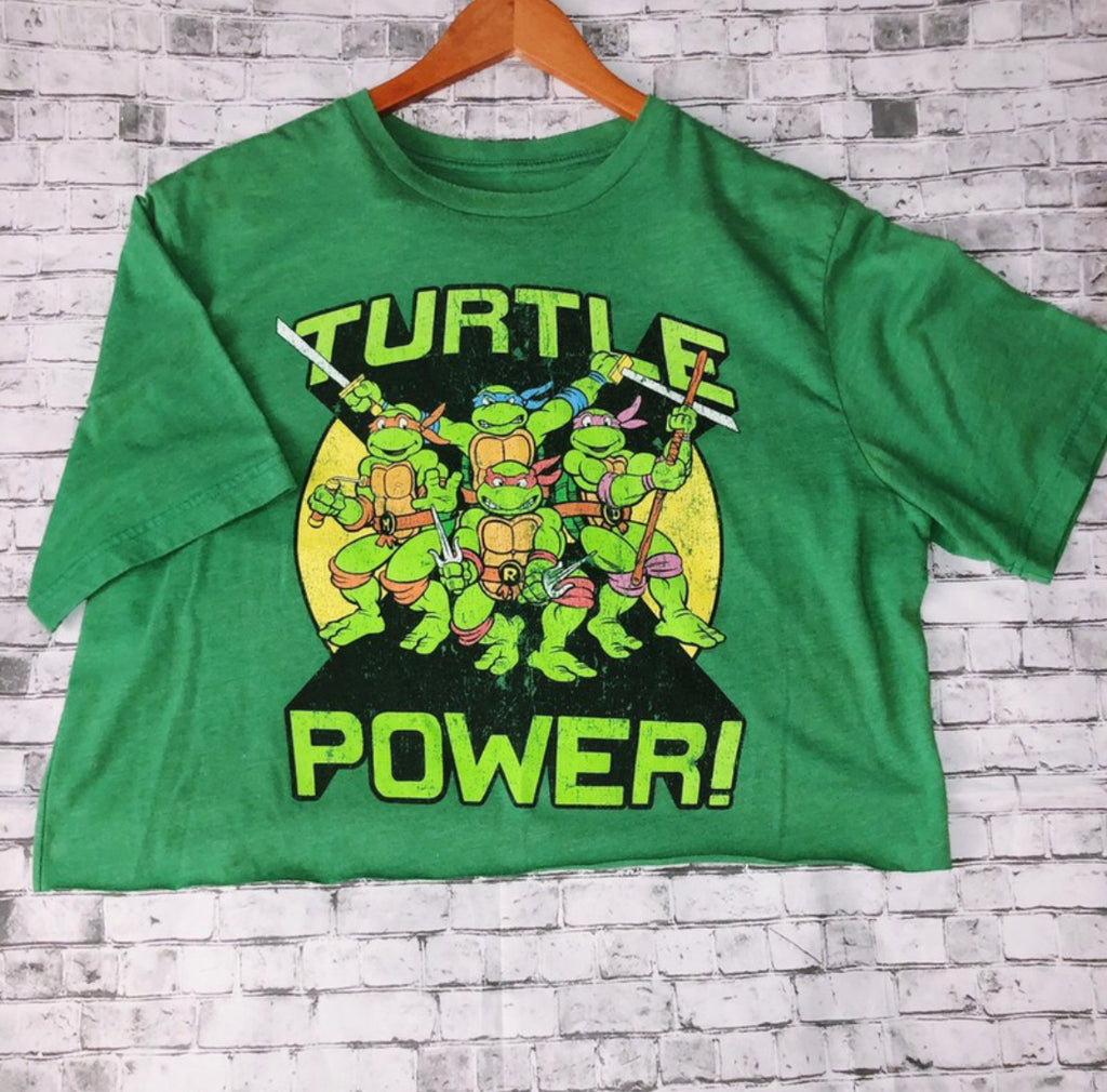 Nineties Turtle Power Crop Top