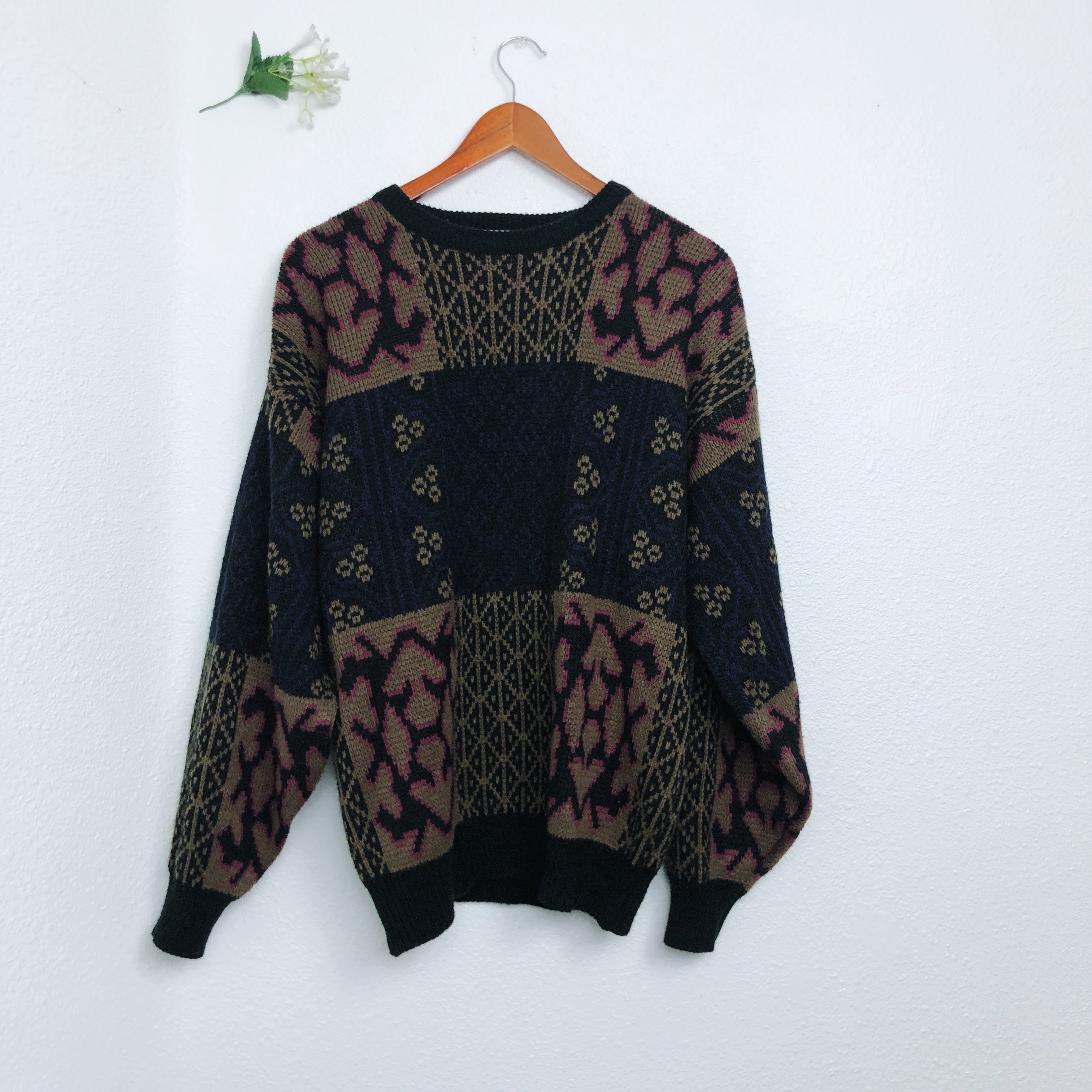 Vintage Brown Gitano Crewneck Sweater