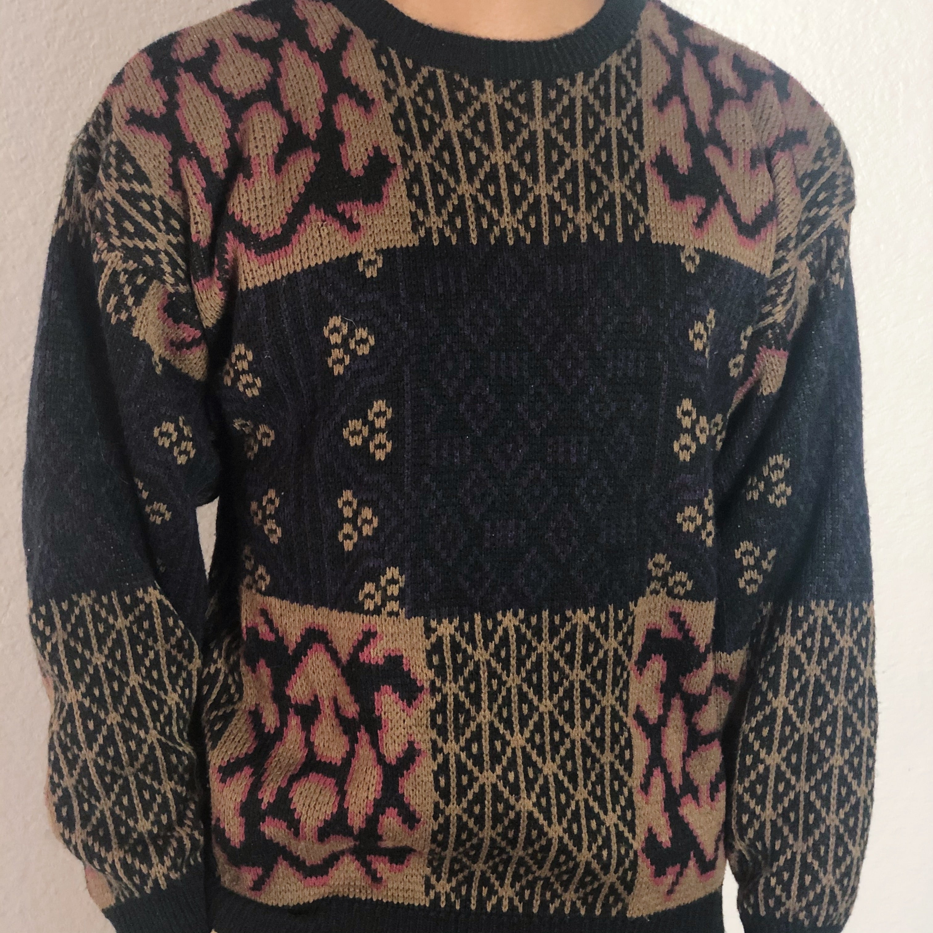 Vintage Brown Gitano Crewneck Sweater