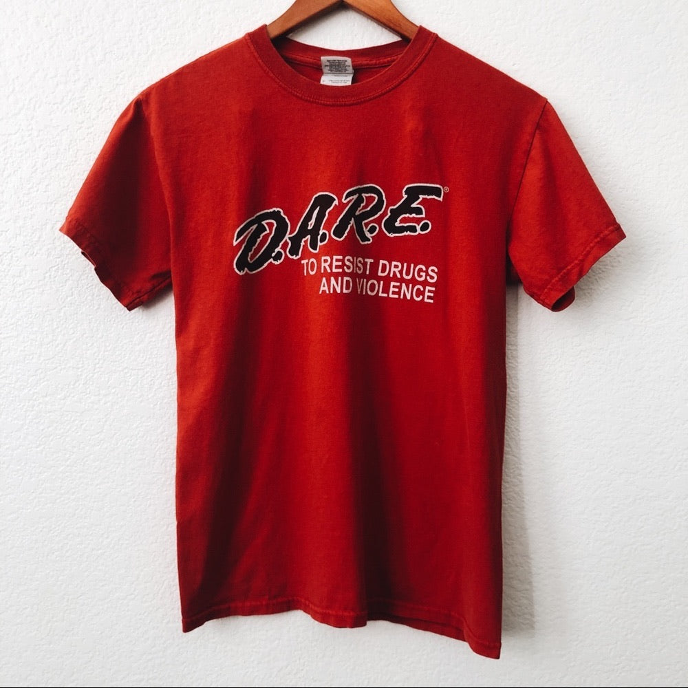 90s Red DARE Vintage T-Shirt