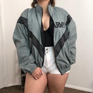 Army Green Windbreaker