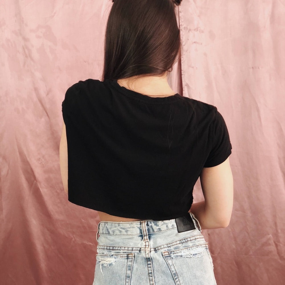 Calvin Klein Black Crop Top