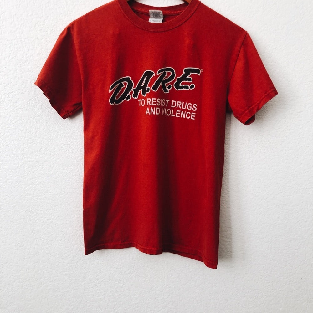 90s Red DARE Vintage T-Shirt