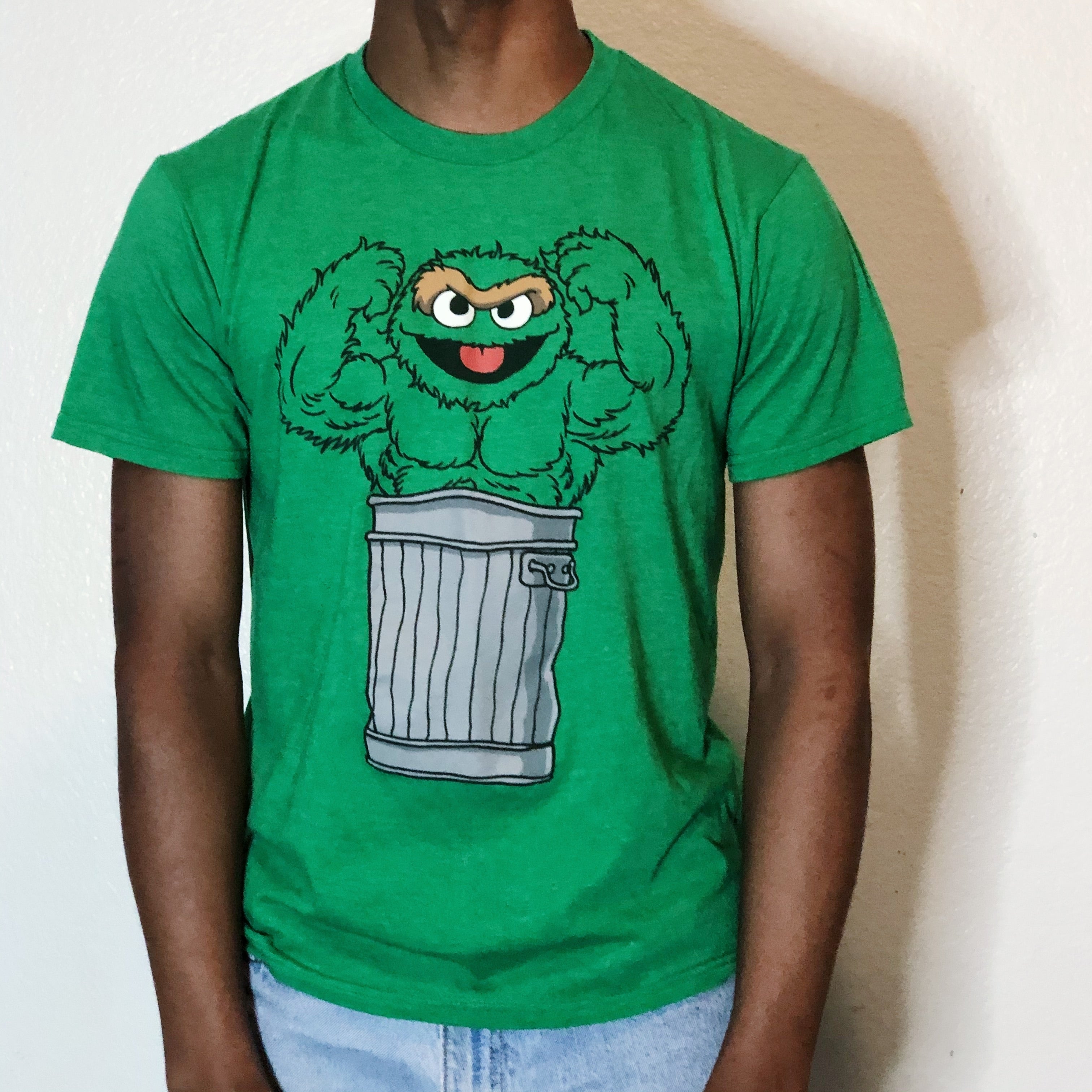 Swole Oscar the Grouch Vintage Tee