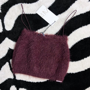 Soft Fuzzy 2 Piece Crop Set