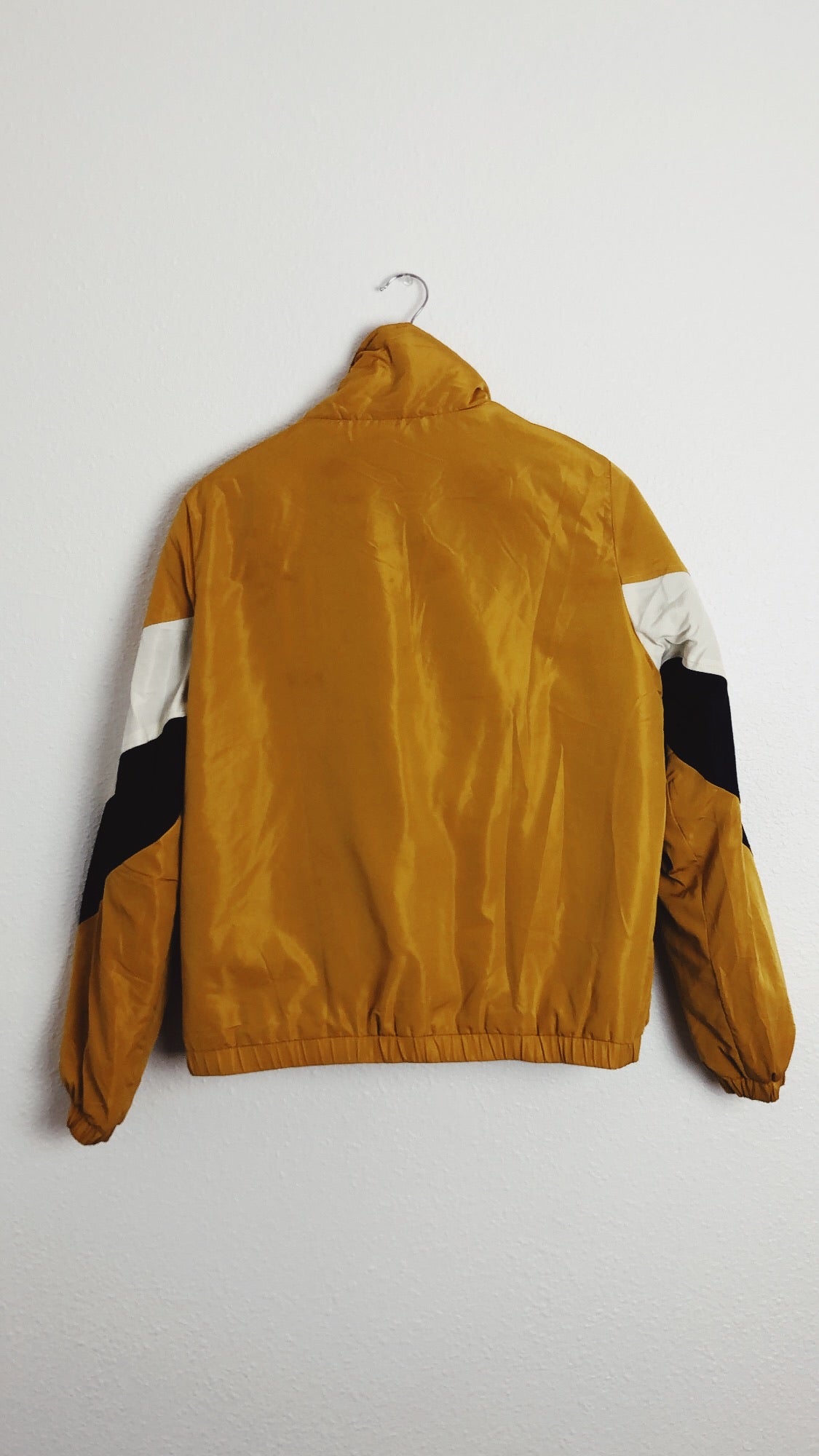 90s Yellow Full Zip Windbreaker