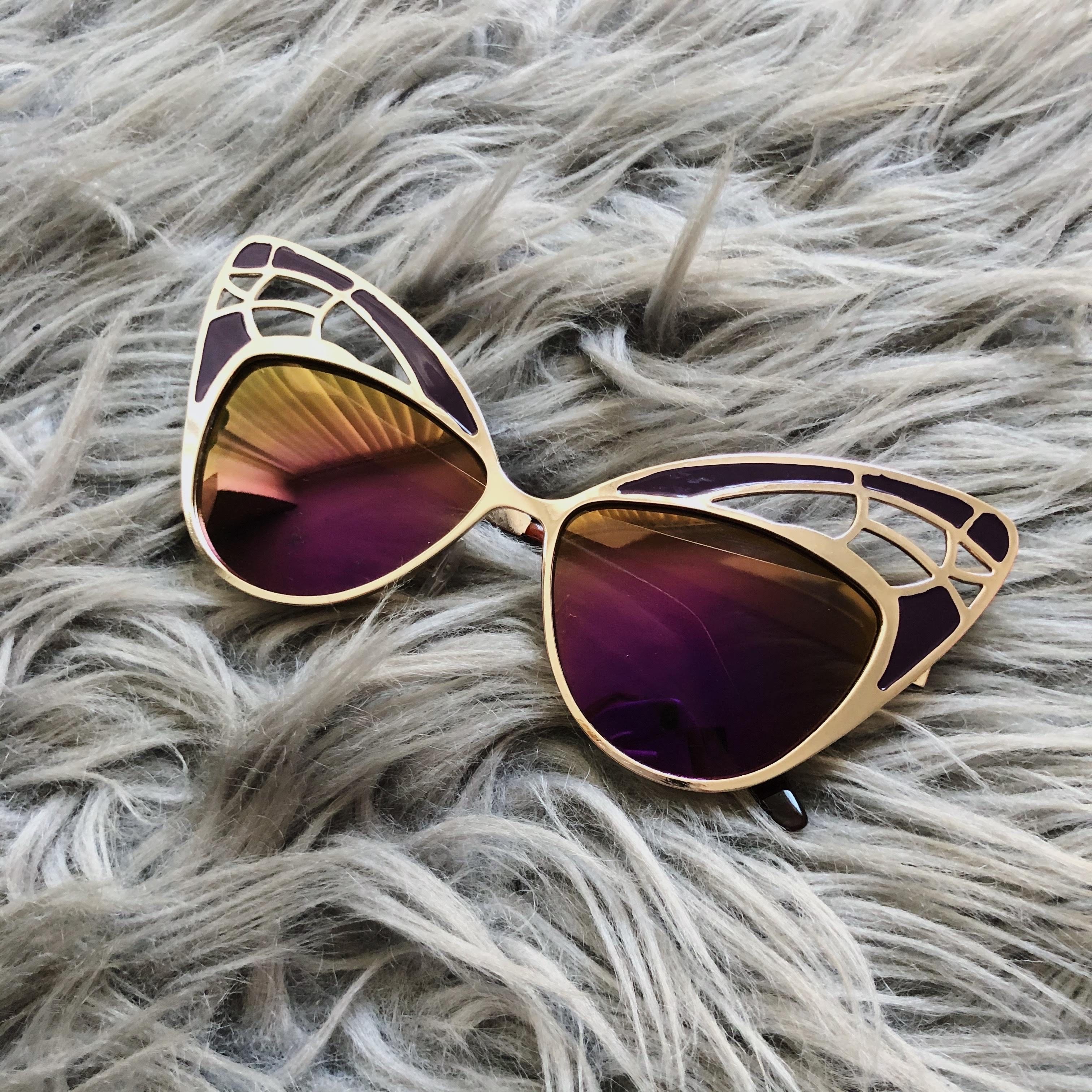 Vintage Butterfly Retro Lens Sunnies