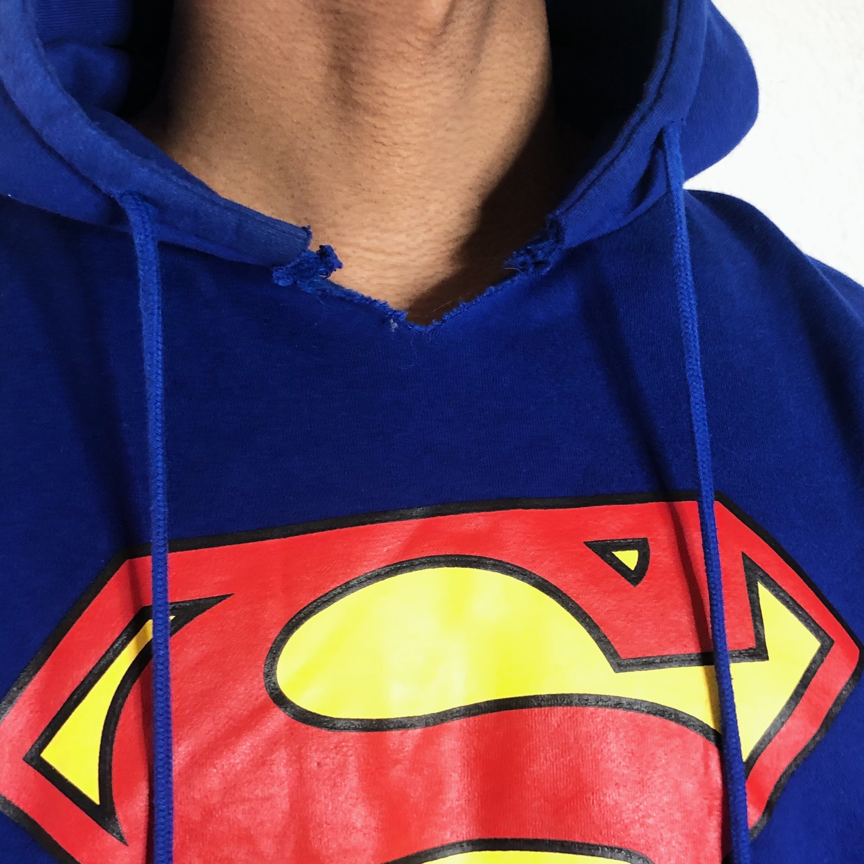 DC Comics Classic Superman Blue Vintage Hoodie