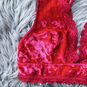 INC Soft Fuscia Lace Bralette