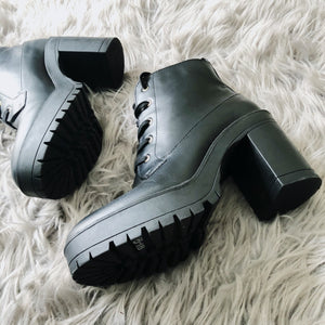 All Or Nothing All Black Combat Boots