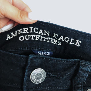 Black American Eagle Hi Rise Festival Shorts