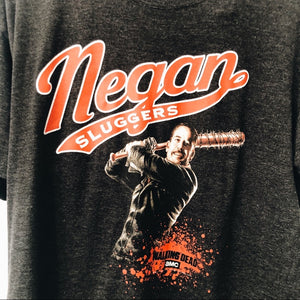 Walking Dead Neegan Slugger Gray T-shirt