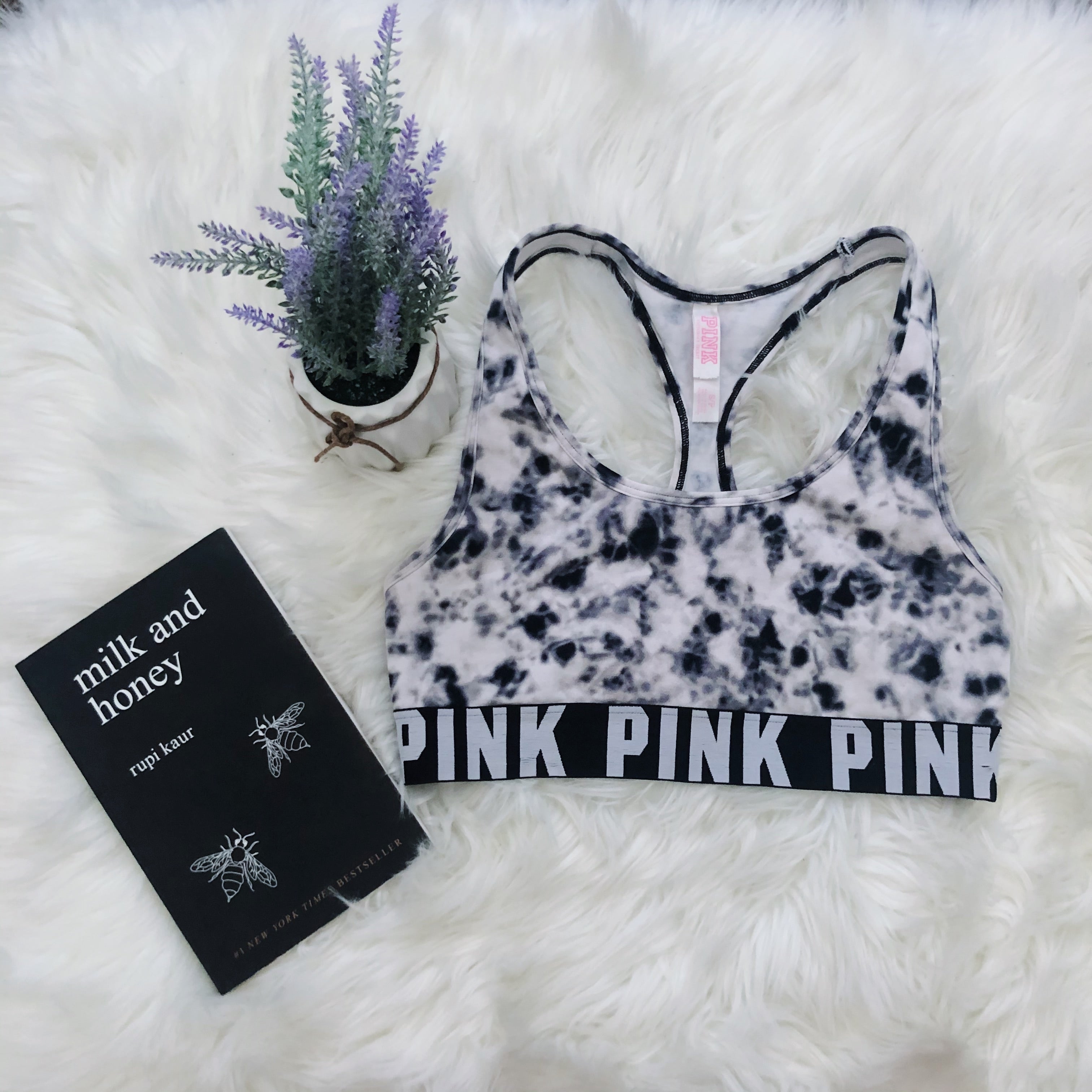 PINK Victoria’s Secret Acid Wash Sports Bra