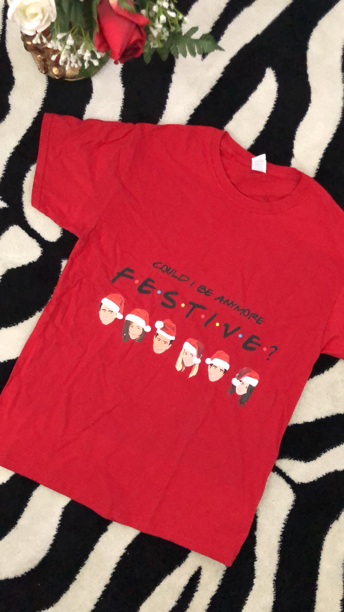 Could I Be Anymore Festive Friends T-shirt