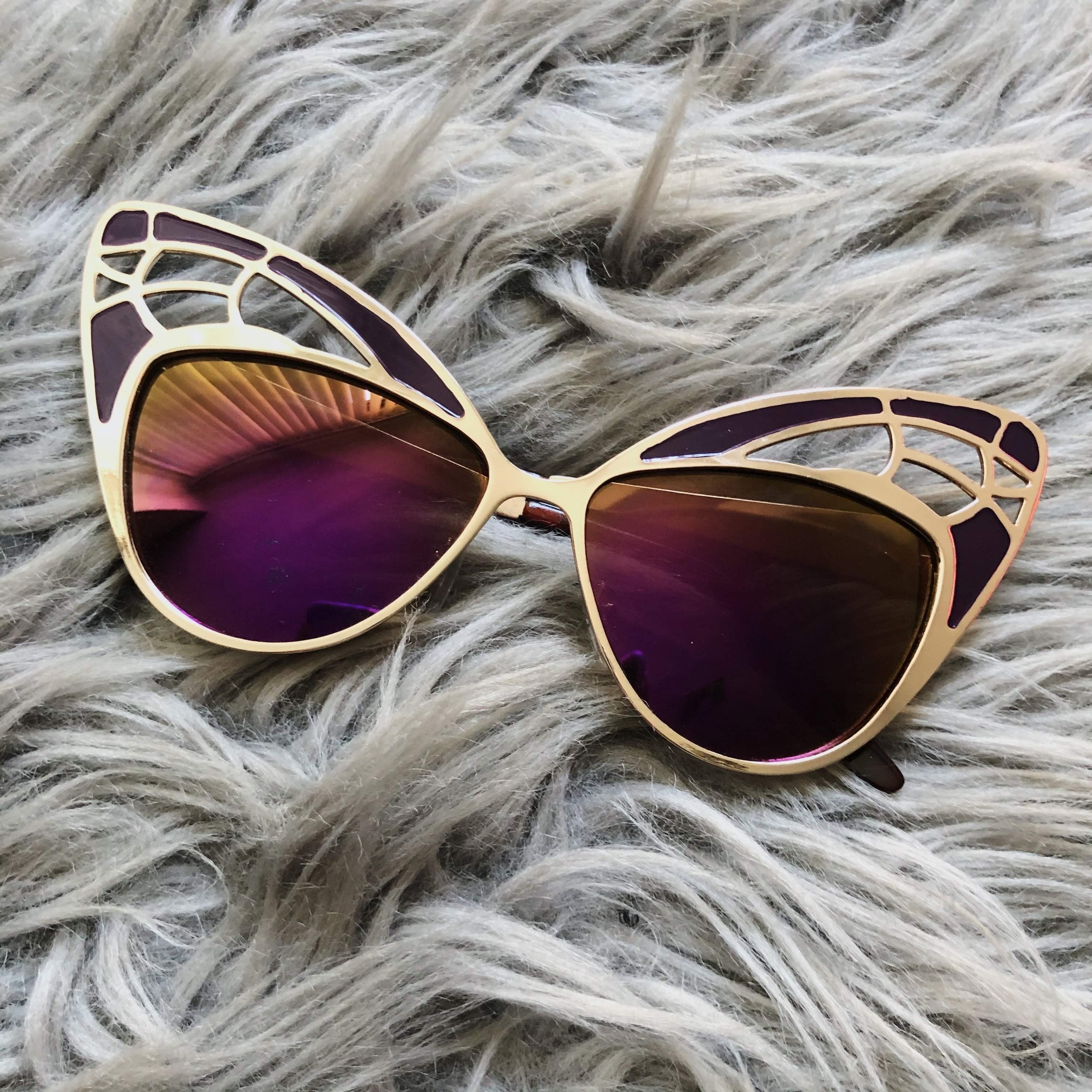 Vintage Butterfly Retro Lens Sunnies