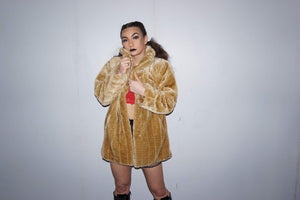 Only Thing Soft About Me Faux Fur Mink Jacket