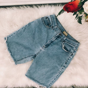 Liz Claiborne Blue Jean Distressed Shorts