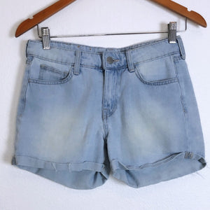 H&M Light Wash Denim Highwaisted Shorts